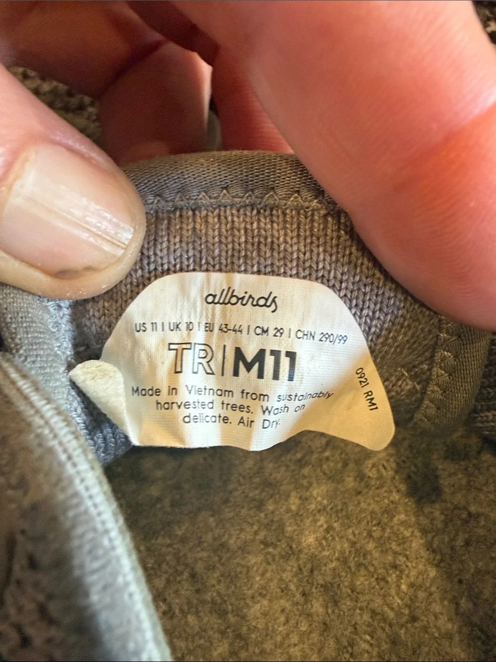 ALLBIRDS men’s shoe size 11 very good condition